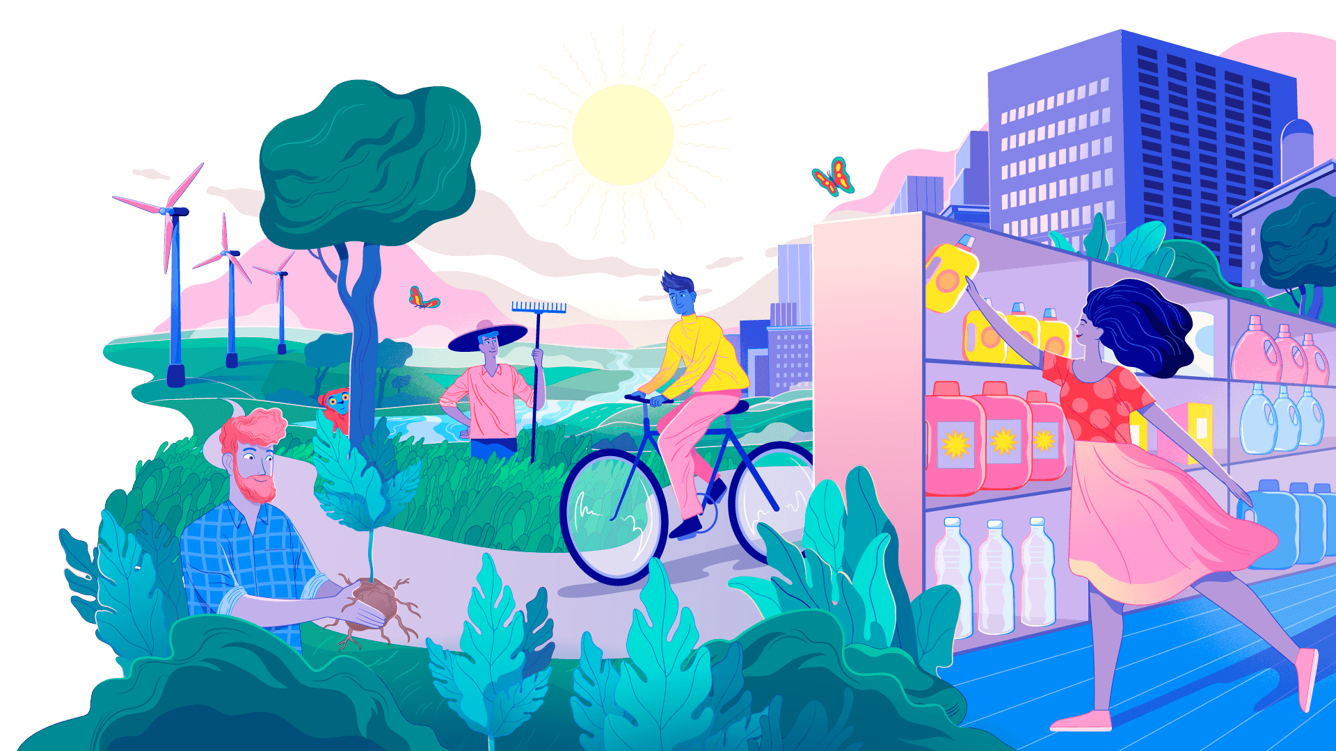 Un esempio di azioni sostenibili